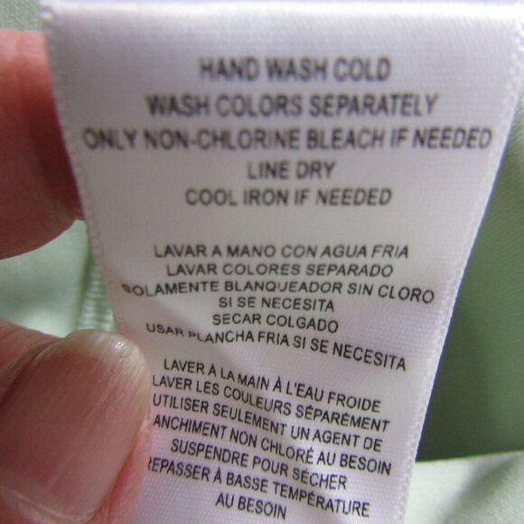 MAISON TARA 24W Floral Cottagecore FAIRY Green Tulips Easter Spring Cape Dress - Picture 11 of 12